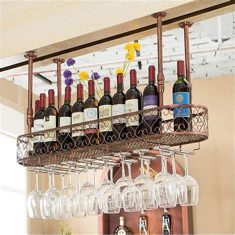 Hanging Wine Rack From Ceiling at Sandra Miles blog