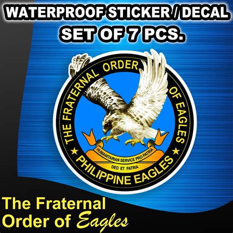 The Fraternal order of eagles waterproof Sticker | Shopee Philippines