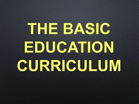 Image result for Basic Curriculum