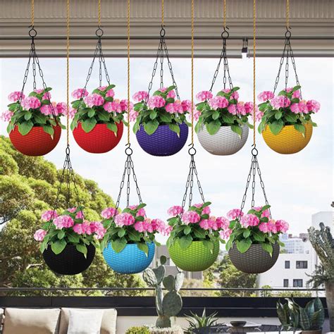 Weave Hanging Basket Mixed Colours (Set of 5) – TrustBasket