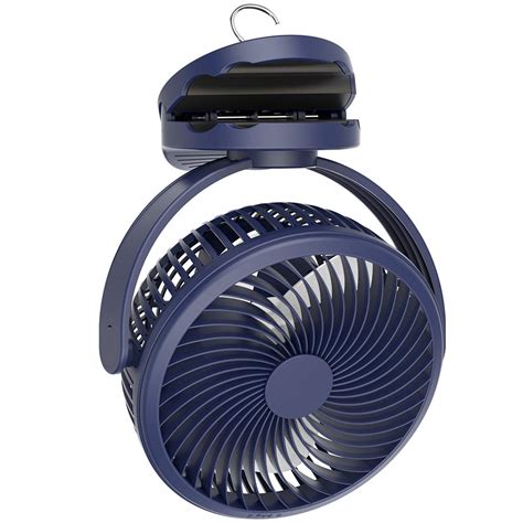 Koonie 10000mAh Rechargeable Portable Clip Fan, 7-Inch Camping Fan with ...