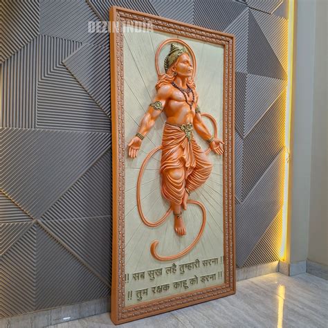 Lord Hanuman Wall Murals | Panchmukhi & Bajrangbali Murals| Dezin Indi ...