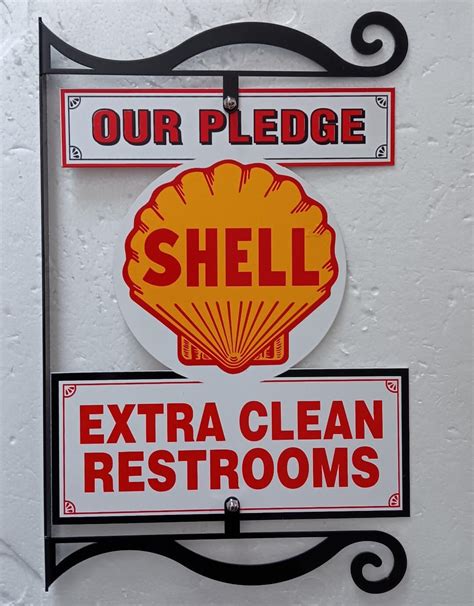 Image result for Shell Restroom Sign