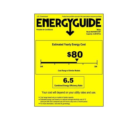 Buy Midea 8,000 BTU ASHRAE Portable Air Conditioner, Cools up to 175 Sq ...