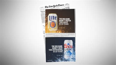 Coors Light & Miller Lite's Fight for Molson Coors' Super Bowl Spot