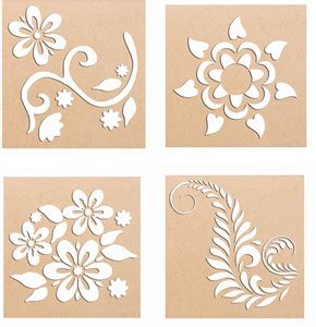 SUDARSHAN STICKER RS01 Rangoli Stencil Price in India - Buy SUDARSHAN ...
