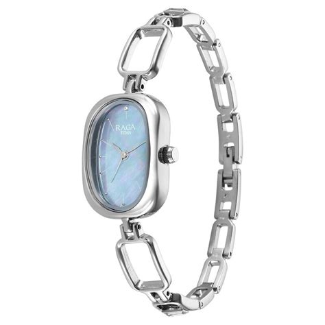 Buy Online Titan Raga Viva Mother Of Pearl Dial Analog Metal Strap ...