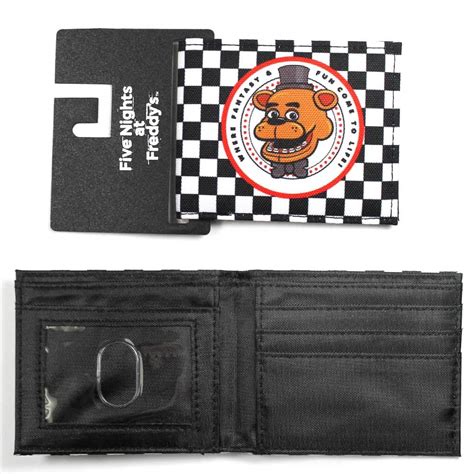 Buy Five Nights at Freddy's Men's Nylon Bifold Wallet Freddy Fazbear's ...