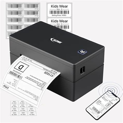 SEZNIK LabelX Bluetooth Shipping Label Printer | 4×6 Label & Different ...