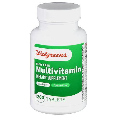 Walgreens Iron-Free Multivitamin Tablets (200 days) | Walgreens