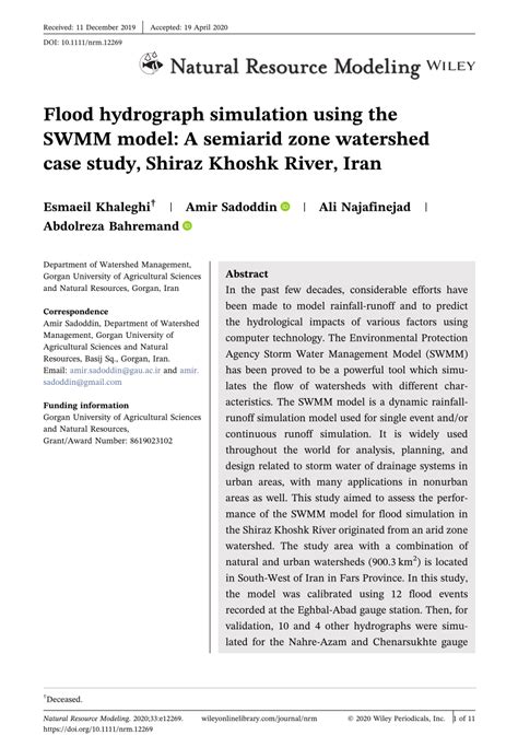 Image result for SWMM Simulation
