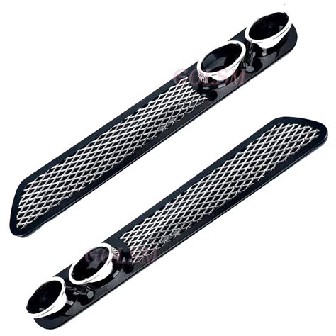 GOLSM Car Universal CSP-01 Rear Dual Tip Bumper Lip Diffuser Car Back ...