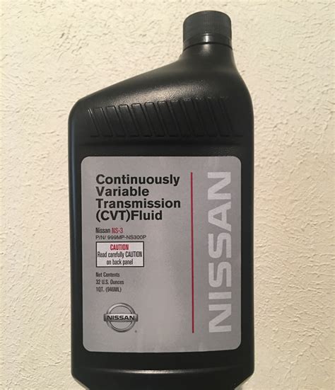 Nissan Ns-3 Cvt Fluid Transmission Fluid 999mp-ns300p 999mp-cv0ns3 Nissan Oem - New for sale in ...