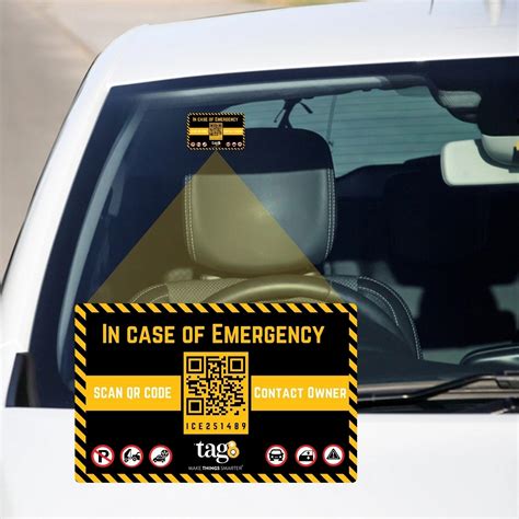 Genie Vehicle Emergency Tag