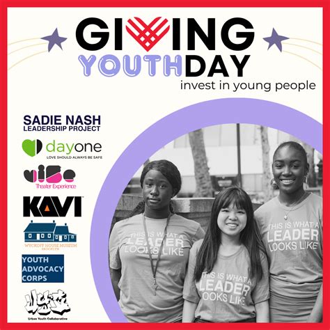 #GivingYouthDay — Sadie Nash Leadership Project