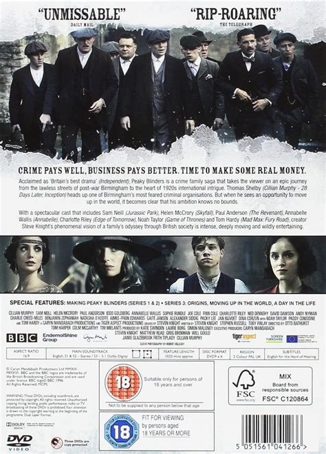 Peaky Blinders - Series 1-3 Boxset (DVD) Cillian | Ubuy India