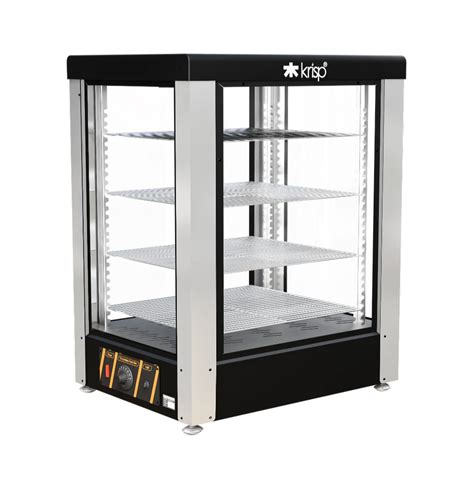 Food Warmer Display Cabinet - Krisp 1300 Watt Trio Electric Hot Case ...