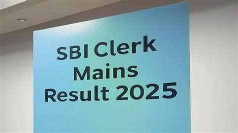 SBI clerk mains result 2025 out @sbi.co.in soon: Check out direct links ...
