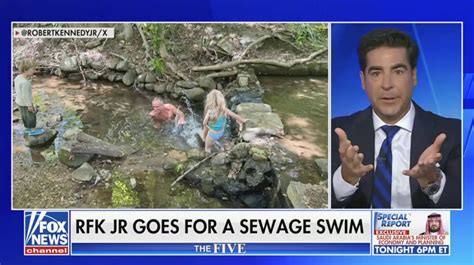 Jesse Watters Defends RFK Jr Swimming in Sewage Water