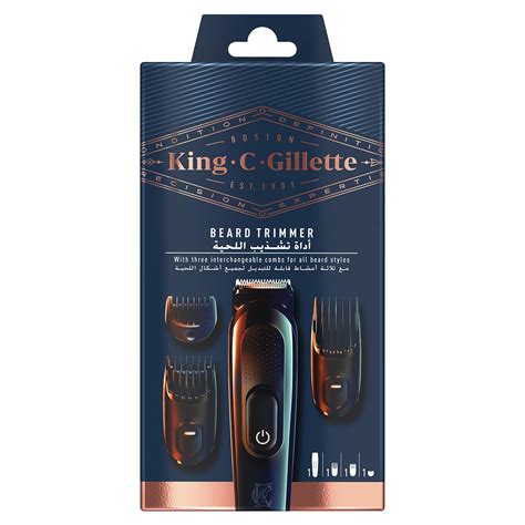 Buy King C. Gillette Cordless Men’s Beard Trimmer Kit with Lifetime ...