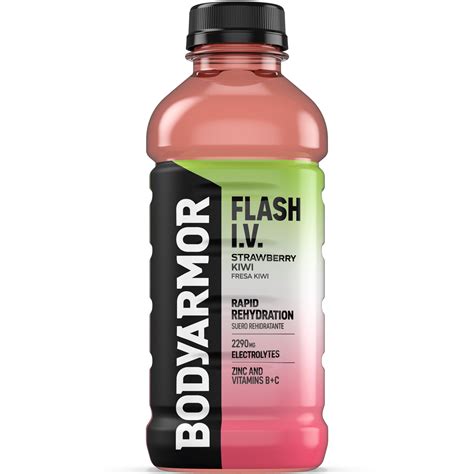 BODYARMOR Electrolyte Sports Drink Strawberry Kiwi 20 fl oz Bottle for ...