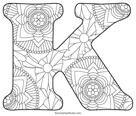 Letter K Coloring Pages Letters