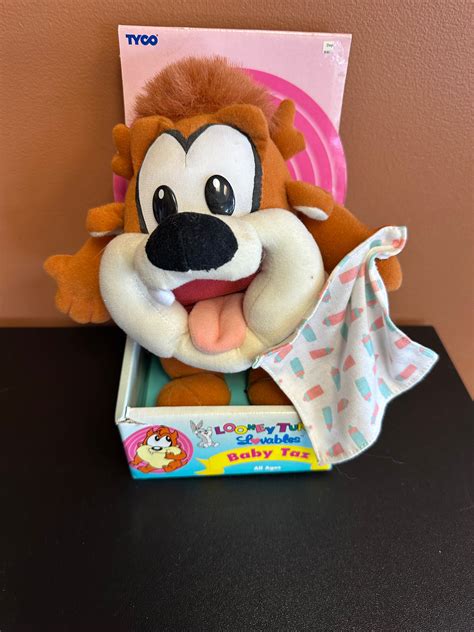 Tyco Looney Tunes Loveables Baby Taz Plush in Box – Hitchhiker Toys