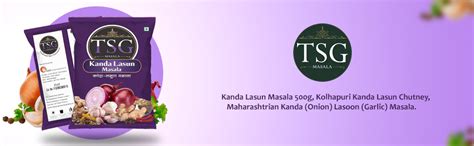 TSG Masala Kanda Lasun Masala 500g, Kolhapuri Kanda Lasun Chutney ...