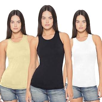 Buy YUCI Qualitative Cotton Solid Color Tank Top Vest for Girls & Women ...