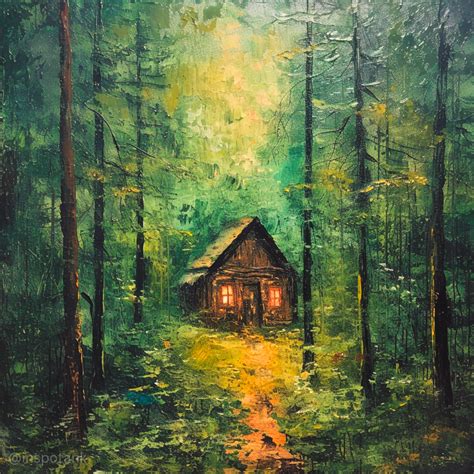 50+ Acrylic Forest Painting Inspiration Ideas & Tutorials [Art Landscape Examples] – Inspo T ...