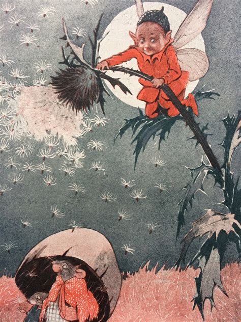 1926 Original Vintage Children's Book Illustration - Matted and Available Framed - 10 x 12 ...