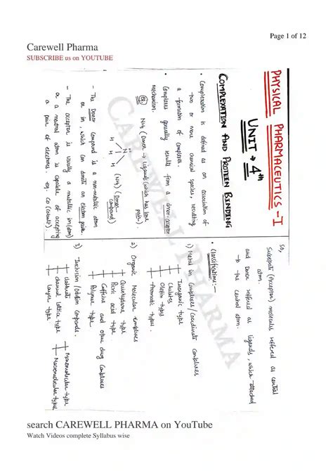 Unit 4 - Physical Pharmaceutics 1 - 3rd Semester - B Pharmacy Notes ...