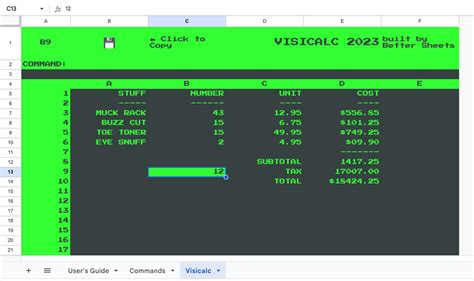 Image result for Commodore 64 VisiCalc