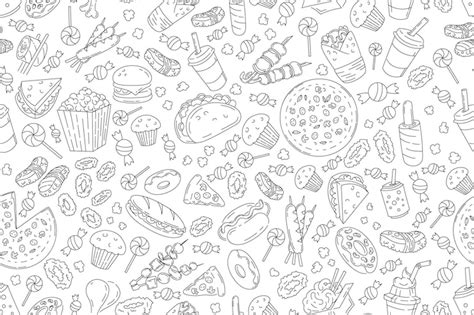 Food pattern Vectors - Download Free High-Quality Vectors from Freepik ...