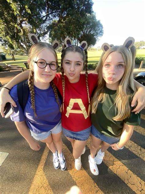 Alvin and the chipmunks! in 2025 | Fun halloween outfits, Trio ...