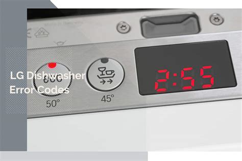 Image result for LG Dishwasher Error Code 1E