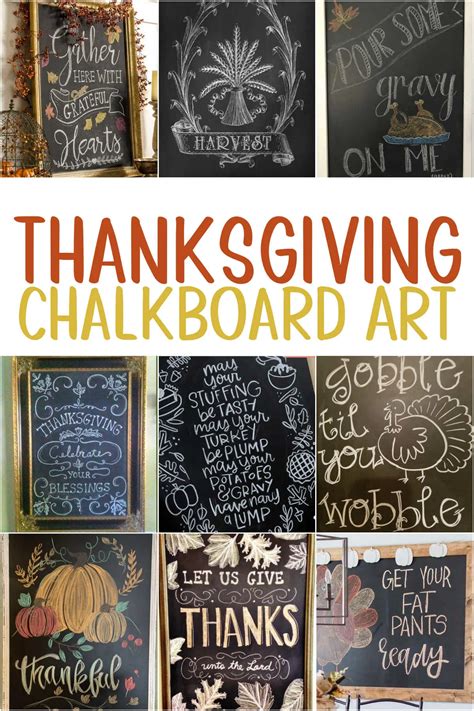 Thanksgiving Chalkboard Art Ideas | Today's Creative Ideas