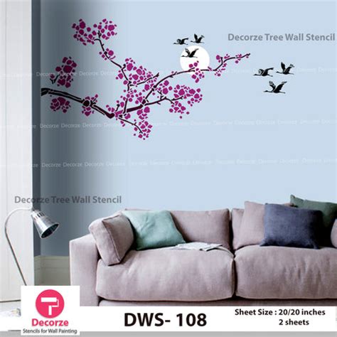 Shop Tree & Branch Wall Painting Stencils at Decorze