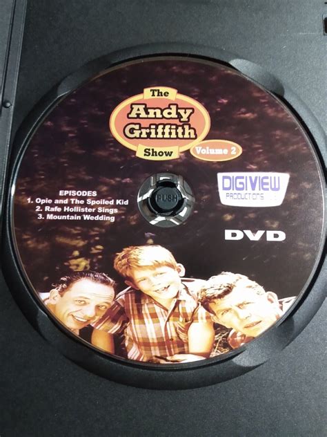 The Andy Griffith Show Volume 2 - DVD Don Knotts, Ron Howard, Andy ...