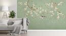 Sage Green Chinoiserie Wallpaper – Myindianthings