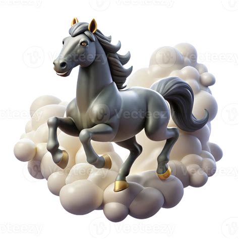 elegant abstract A majestic Sleipnir, Odin's eight-legged horse ...