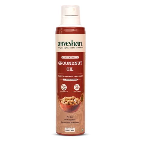 Wood-pressed Groundnut Oil- Spray Can – Anveshan
