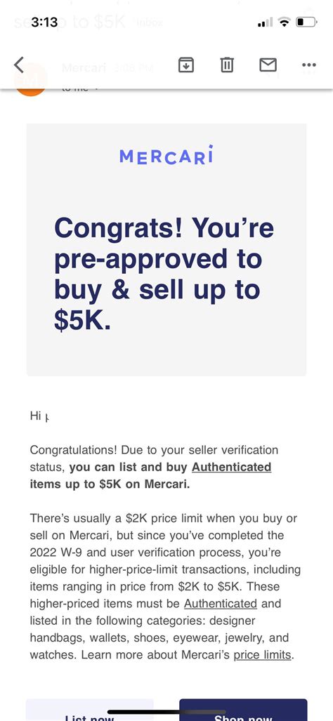 What does this mean for me? Will post more in the comments : r/Mercari