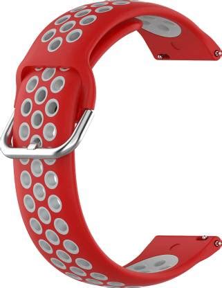 ACM Watch Strap Belt for Boat Wave Arcade Smartwatch Band Red & White ...