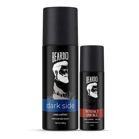 Buy Beardo Darkside 150ml & Whisky Smoke 40ml Perfume Deo Spray (Set of ...