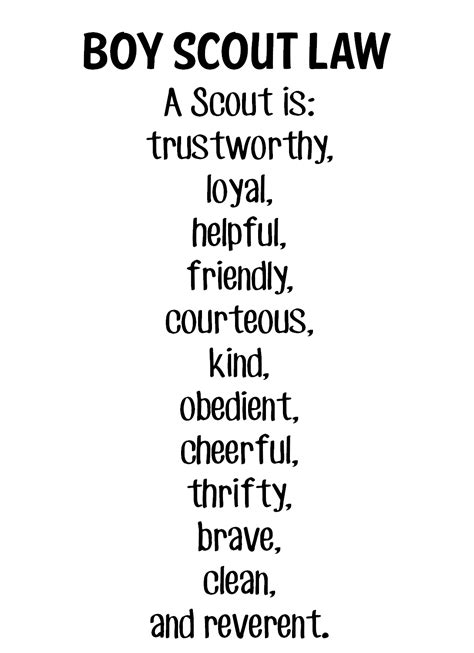 Cub Scout Oath And Law Printable, Web do you know the scout oath and ...