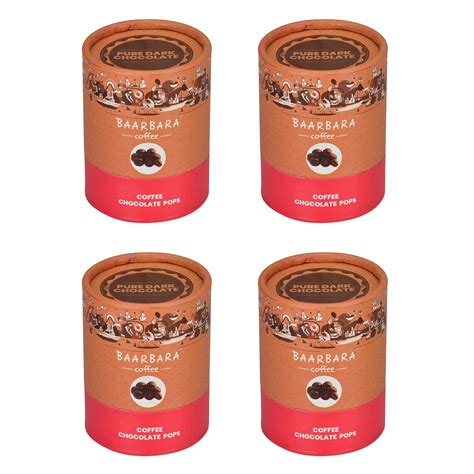 Baarbara Chocolate | Coffee Chocolate Pops | Pure Dark Chocolate Pops ...