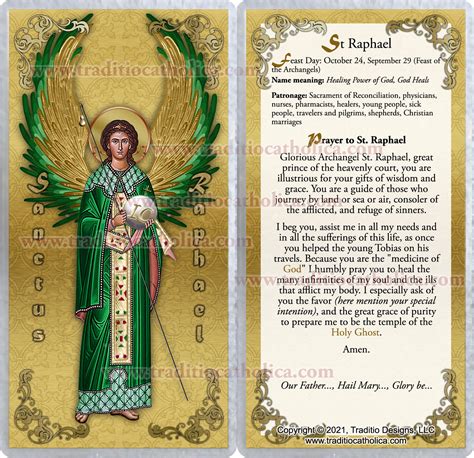 Is There A Prayer To St Raphael The Archangel at Alicia Purdy blog