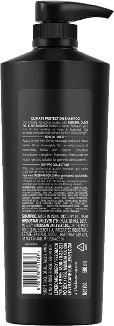 Buy TRESEMME CLIMATE CONTROL SHAMPOO-580 ML Online & Get Upto 60% OFF ...