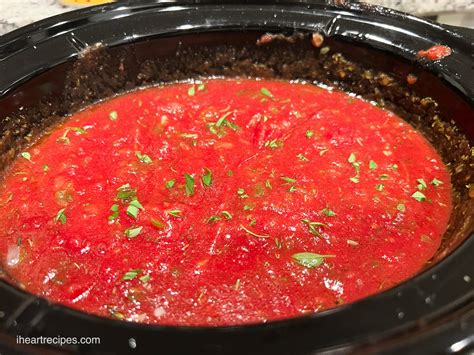 Meatless Spaghetti Sauce | I Heart Recipes